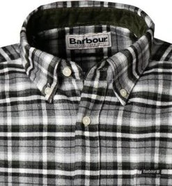 Barbour Hemd Birtley Tailored grey MSH5030GY52 Tailored Fit, Baumwolle, Grau-grün kariert -hemdenverkauf 376059 norm2