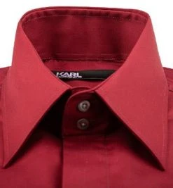 KARL LAGERFELD Hemd 605007/60/512699/360 Modern Fit, Baumwolle, Dunkelrot -hemdenverkauf 376166 norm2