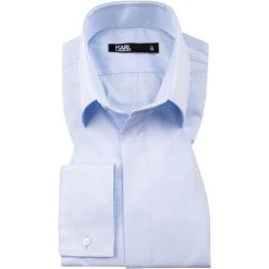 KARL LAGERFELD Hemd 605007/60/512699/620 Modern Fit, Baumwolle, Hellblau
