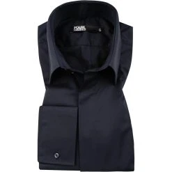 hemdenverkauf 25 KARL LAGERFELD Hemd 605007/60/512699/690 Modern Fit, Baumwolle, Nachtblau