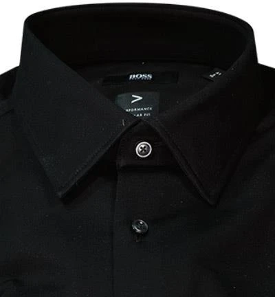 BOSS Hemd Joe 50463021/001 Regular Fit, Jersey, Schwarz 3 BOSS Hemd Joe 50463021/001 Regular Fit, Jersey, Schwarz – Bild 3