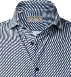 fakts Hemd 6041/254 Slim Fit, Jersey geruchshemmend, Blau gemustert, Blau 7 fakts Hemd 6041/254 Slim Fit, Jersey geruchshemmend, Blau gemustert, Blau -hemdenverkauf 376303 norm2