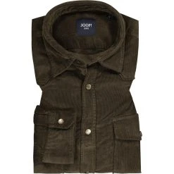 JOOP! Hemd Henrik 30022745/301 Feincord, Dunkelgrün