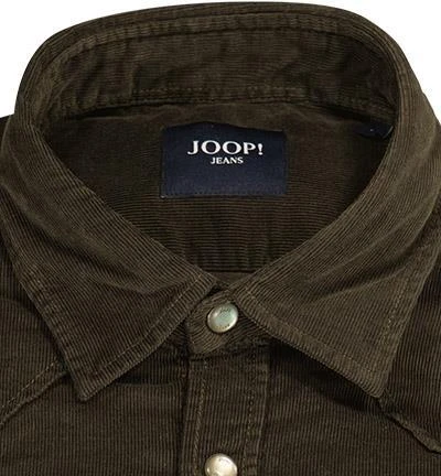 JOOP! Hemd Henrik 30022745/301 Feincord, Dunkelgrün 3 JOOP! Hemd Henrik 30022745/301 Feincord, Dunkelgrün – Bild 3