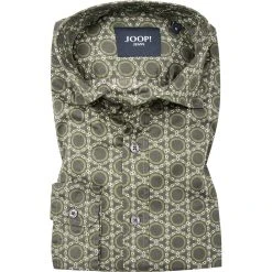 JOOP! Hemd Hanjo 30028575/302 Baumwolle, Grün gemustert, Grün
