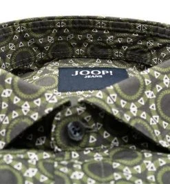 JOOP! Hemd Hanjo 30028575/302 Baumwolle, Grün gemustert, Grün -hemdenverkauf 376351 norm2