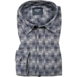 JOOP! Hemd Hanson 30028573/410 Baumwolle, Dunkelblau kariert, Dunkelblau