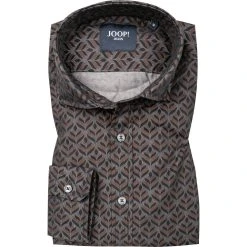 JOOP! Hemd Hanjo 30028582/020 Baumwolle, Hellgrau gemustert, Hellgrau