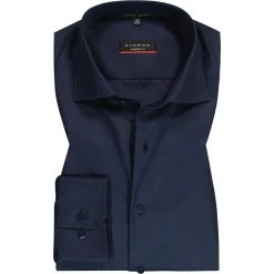 ETERNA Hemd 8817/X18K/65/19 Modern Fit, Twill blickdicht, Navy