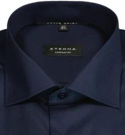 ETERNA Hemd 8817/E19K/65/19 Comfort Fit, Twill blickdicht, Navy -hemdenverkauf 376396 norm2