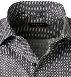 ETERNA Hemd 3391/F170/67/39 Slim Fit, Baumwolle, Navy-grau gemustert, Navy-grau -hemdenverkauf 376398 norm2