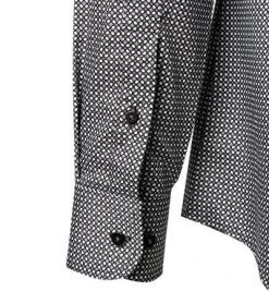 ETERNA Hemd 3391/F170/67/39 Slim Fit, Baumwolle, Navy-grau gemustert, Navy-grau -hemdenverkauf 376398 norm3