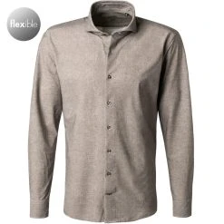 JOOP! Hemd Pajos 30028620/041 Slim Fit, Funktionsmaterial, Grau gemustert, Grau