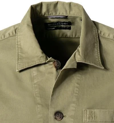 Marc O'Polo Overshirt 128 7339 42330/421 Baumwolle, Olivgrün, Grün 3 Marc O'Polo Overshirt 128 7339 42330/421 Baumwolle, Olivgrün, Grün – Bild 3