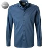 ETERNA Hemd 2159/JS82/17 Modern Fit, Jersey CO2-Neutral, Blau meliert, Blau
