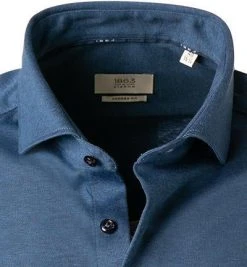 ETERNA Hemd 2159/JS82/17 Modern Fit, Jersey CO2-Neutral, Blau meliert, Blau -hemdenverkauf 376420 norm2
