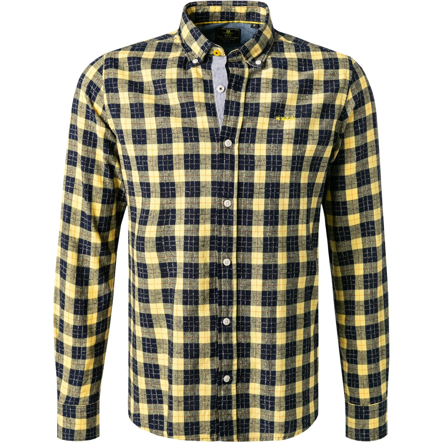 N.Z.A. Hemd 21GN513/1288 Leinen, Gelb-navy kariert, Gelb-navy 1 N.Z.A. Hemd 21GN513/1288 Leinen, Gelb-navy kariert, Gelb-navy