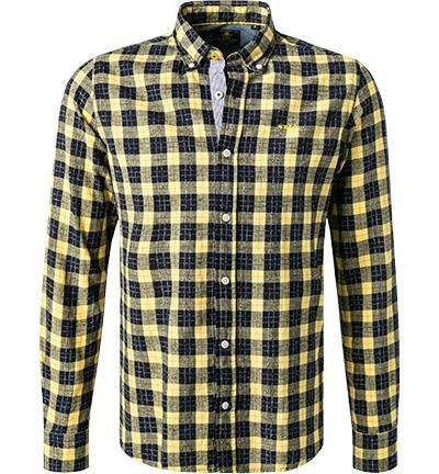 N.Z.A. Hemd 21GN513/1288 Leinen, Gelb-navy kariert, Gelb-navy 2 N.Z.A. Hemd 21GN513/1288 Leinen, Gelb-navy kariert, Gelb-navy – Bild 2