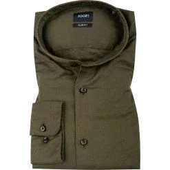 JOOP! Hemd Pebo 30028797/301 Slim Fit, Baumwolle, Dunkelgrün