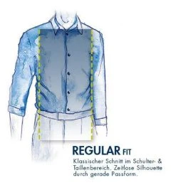 OLYMP Casual Modern 4038/84/35 Hemd, Modern Fit, Baumwolle, Rot-blau kariert, Rot -hemdenverkauf 376496 norm3