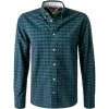 Tommy Hilfiger Hemd MW0MW20459/0MT Regular Fit, Bio Baumwolle, Navy-smaragd kariert, Navy-smaragd