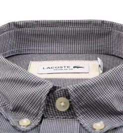 LACOSTE Hemd CH2564/522 Regular Fit, Baumwolle, Marineblau kariert, Marine -hemdenverkauf 376638 norm2