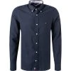 Tommy Hilfiger Hemd MW0MW21100/DW5 Baumwolle-Leinen, Nachtblau