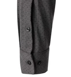 OLYMP Luxor Modern Fit 1224/84/68 Hemd, Jersey geruchshemmend, Schwarz-grau gemustert, Schwarz -hemdenverkauf 376648 norm3