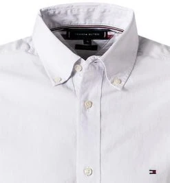 Tommy Hilfiger Hemd MW0MW20550/0K4 Regular Fit, Bio Baumwolle, Weiß -hemdenverkauf 376654 norm2
