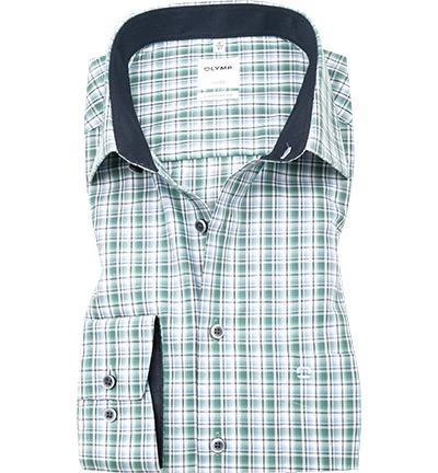 OLYMP Luxor Comfort Fit 1096/84/45 Hemd, Baumwolle, Grün-blau kariert, Grün 2 OLYMP Luxor Comfort Fit 1096/84/45 Hemd, Baumwolle, Grün-blau kariert, Grün – Bild 2