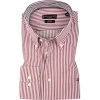 Tommy Hilfiger Hemd MW0MW20825/0KP Regular Fit, Bio Baumwolle, Rot-weiß gestreift, Rot-weiß