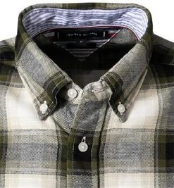 Tommy Hilfiger Hemd MW0MW20461/0N1 Regular Fit, Baumwolle-Leinen, Olivgrün kariert, Oliv 10 Tommy Hilfiger Hemd MW0MW20461/0N1 Regular Fit, Baumwolle-Leinen, Olivgrün kariert, Oliv -hemdenverkauf 376685 norm2