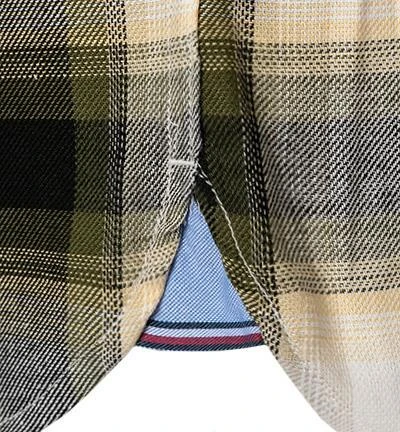 Tommy Hilfiger Hemd MW0MW20461/0N1 Regular Fit, Baumwolle-Leinen, Olivgrün kariert, Oliv 5 Tommy Hilfiger Hemd MW0MW20461/0N1 Regular Fit, Baumwolle-Leinen, Olivgrün kariert, Oliv – Bild 5