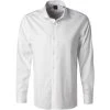 BOGGI MILANO Hemd BO09C9924/01 Slim Fit, Baumwolle, Weiß