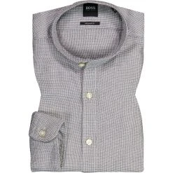 BOSS Hemd Race 50459273/029 Regular Fit, Baumwolle, Dunkelgrau meliert, Dunkelgrau