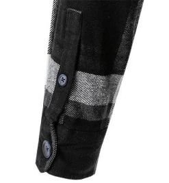 Strellson Hemd Norman 30028373/010 Baumwolle, Schwarz-weiß kariert, Schwarz-weiß -hemdenverkauf 376761 norm4