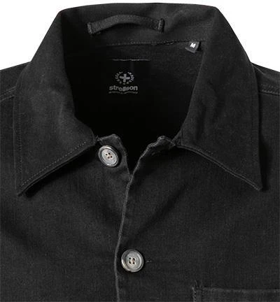 Strellson Hemd Nile 30028369/001 Overshirt, Baumwolle, Schwarz 3 Strellson Hemd Nile 30028369/001 Overshirt, Baumwolle, Schwarz – Bild 3