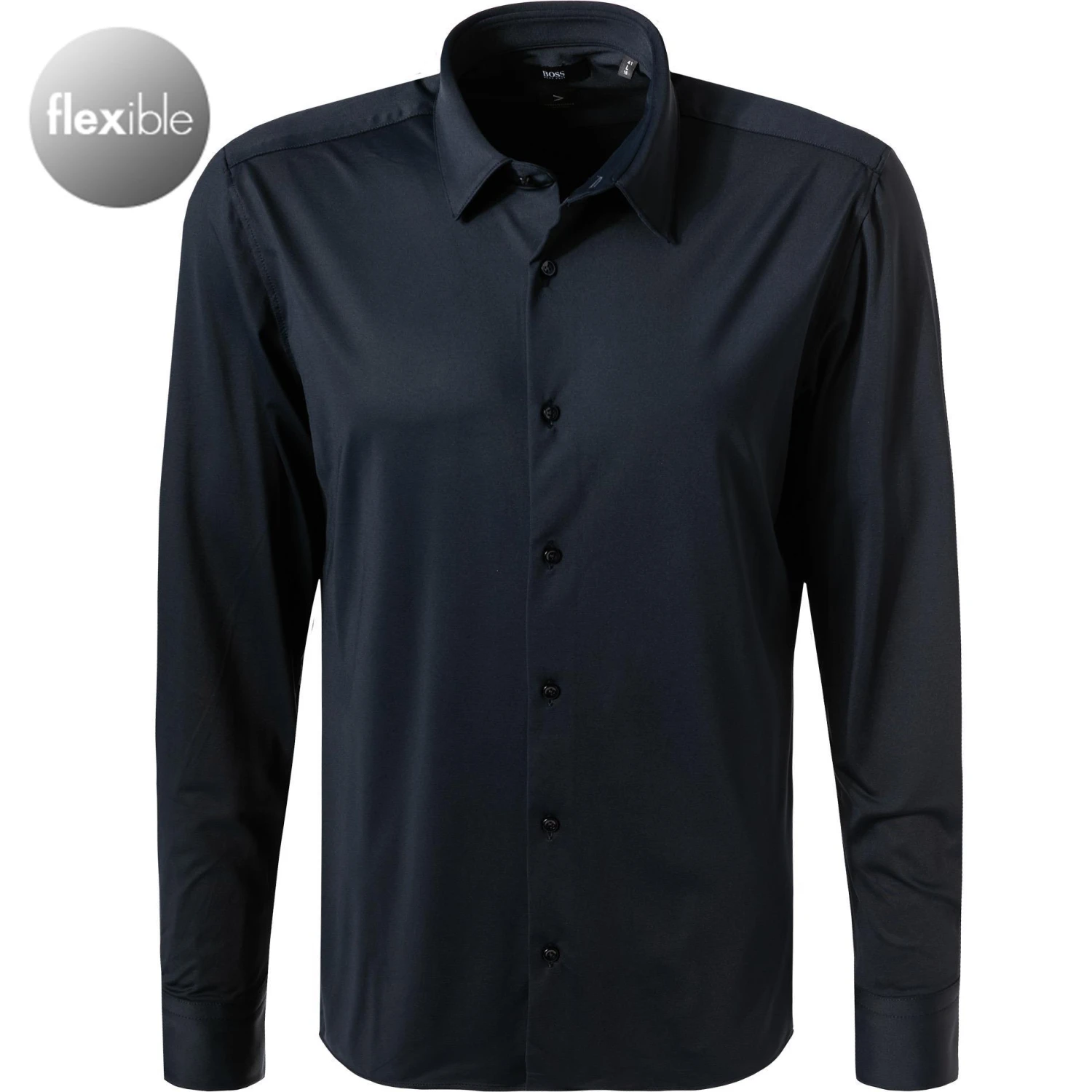 BOSS Hemd Hank 50459929/404 Slim Fit, Mikrofaser, Nachtblau 1 BOSS Hemd Hank 50459929/404 Slim Fit, Mikrofaser, Nachtblau