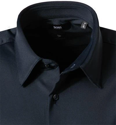 BOSS Hemd Hank 50459929/404 Slim Fit, Mikrofaser, Nachtblau 3 BOSS Hemd Hank 50459929/404 Slim Fit, Mikrofaser, Nachtblau – Bild 3