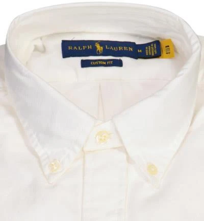 Polo Ralph Lauren Hemd 710859259/002 Custom Fit, Baumwolle, Weiß 3 Polo Ralph Lauren Hemd 710859259/002 Custom Fit, Baumwolle, Weiß – Bild 3