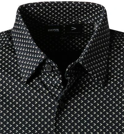 BOSS Hemd Roan 50458367/405 Slim Fit, Jersey, Nachtblau 3 BOSS Hemd Roan 50458367/405 Slim Fit, Jersey, Nachtblau – Bild 3