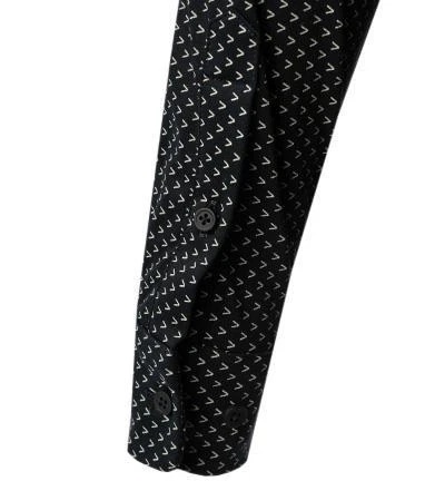 BOSS Hemd Roan 50458367/405 Slim Fit, Jersey, Nachtblau 4 BOSS Hemd Roan 50458367/405 Slim Fit, Jersey, Nachtblau – Bild 4