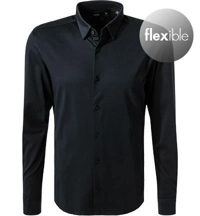 BOSS Hemd Roan 50458367/404 Slim Fit, Jersey, Navy 2 BOSS Hemd Roan 50458367/404 Slim Fit, Jersey, Navy – Bild 2