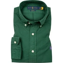 Polo Ralph Lauren Hemd 710805564/003 Custom Fit, Baumwolle, Grün