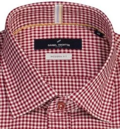 Daniel Hechter Hemd 60249/100589/380 Modern Fit, Baumwolle, Rot gemustert, Rot -hemdenverkauf 376838 norm2