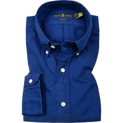 Polo Ralph Lauren Hemd 710805564/019 Custom Fit, Baumwolle, Dunkelblau