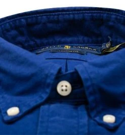 Polo Ralph Lauren Hemd 710805564/019 Custom Fit, Baumwolle, Dunkelblau -hemdenverkauf 376845 norm2