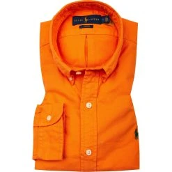 Polo Ralph Lauren Hemd 710804257/024 Slim Fit, Baumwolle, Orange