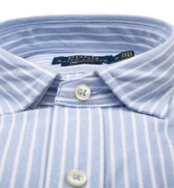 Polo Ralph Lauren Hemd 710844569/001 Oxford, Blau-weiß gestreift, Blau-weiß -hemdenverkauf 376877 norm2