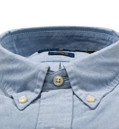 Polo Ralph Lauren Hemd 710859259/001 Custom Fit, Baumwolle, Blau meliert, Blau 3 Polo Ralph Lauren Hemd 710859259/001 Custom Fit, Baumwolle, Blau meliert, Blau – Bild 3